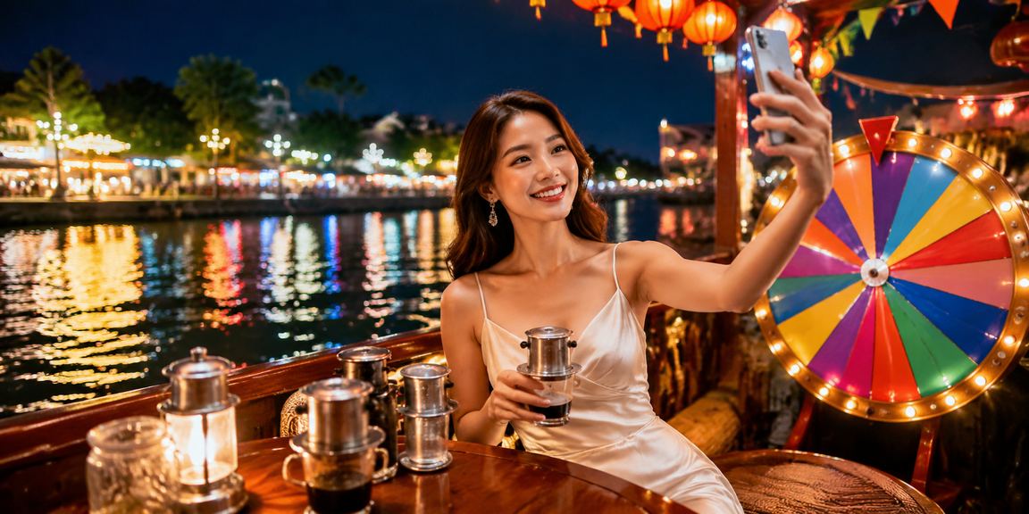 Bàn roulette sôi động tại Hà Nội với ly cà phê Việt truyền thống